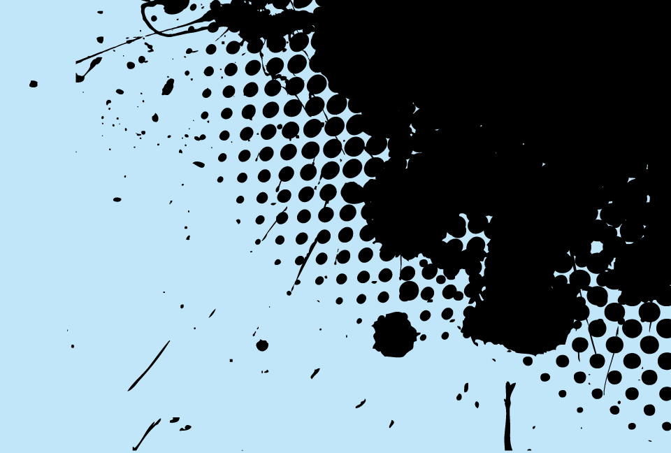 黒色のインクが飛び散ったような水色の背景素材 Ai Epsのイラレ イラストレーターのベクター背景素材集が全て無料で商用ok