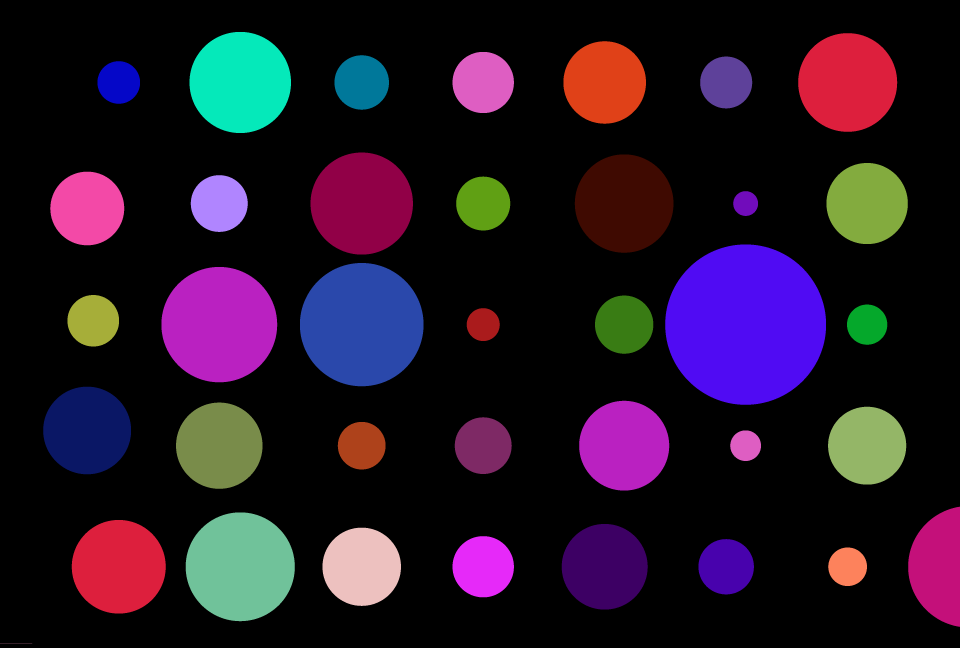 �J���t���ȉ~����ׂ����F��̔w�i�f��