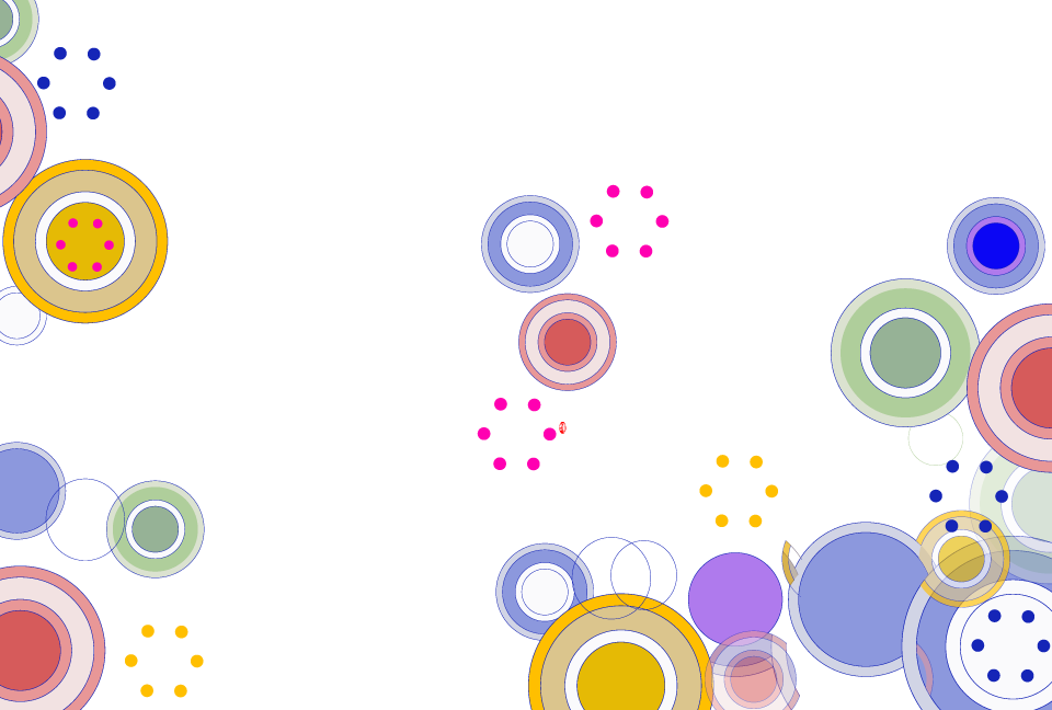 �J���t���ȉ~���������d�ˍ��킳�����w�i�f��