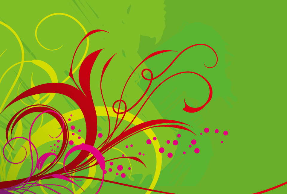 �ԐF�̑��؂̃V���G�b�g�̂悤�Ȗ͗l�̉��ΐF�̔w�i�f��