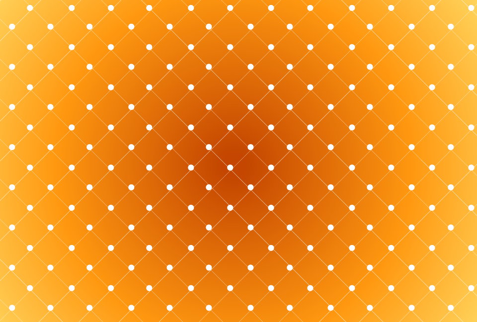 オレンジグラデーションの格子柄の背景素材