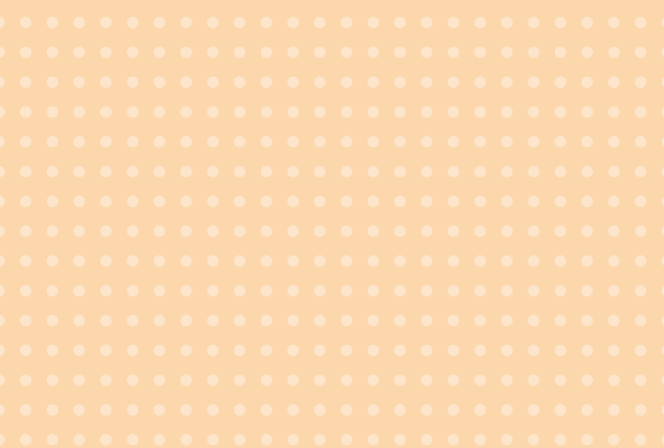 パステル調の薄オレンジ色のドットの背景素材