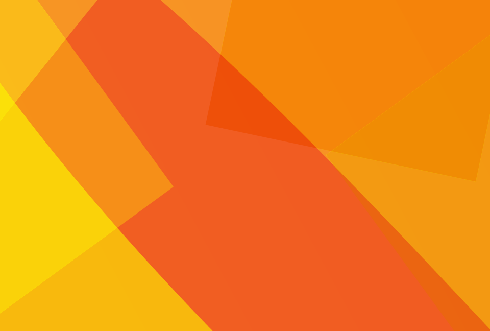 �I�����W�F�≩�F�̎l�p���d�ˍ��킹���w�i�f��