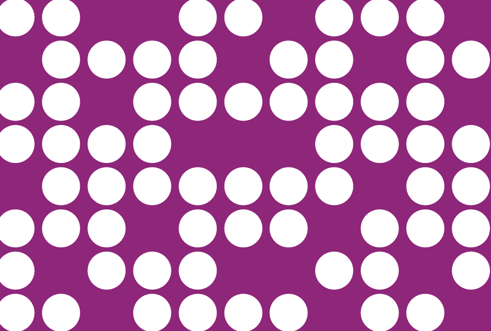 ランダムに白点を並べた紫色の背景素材