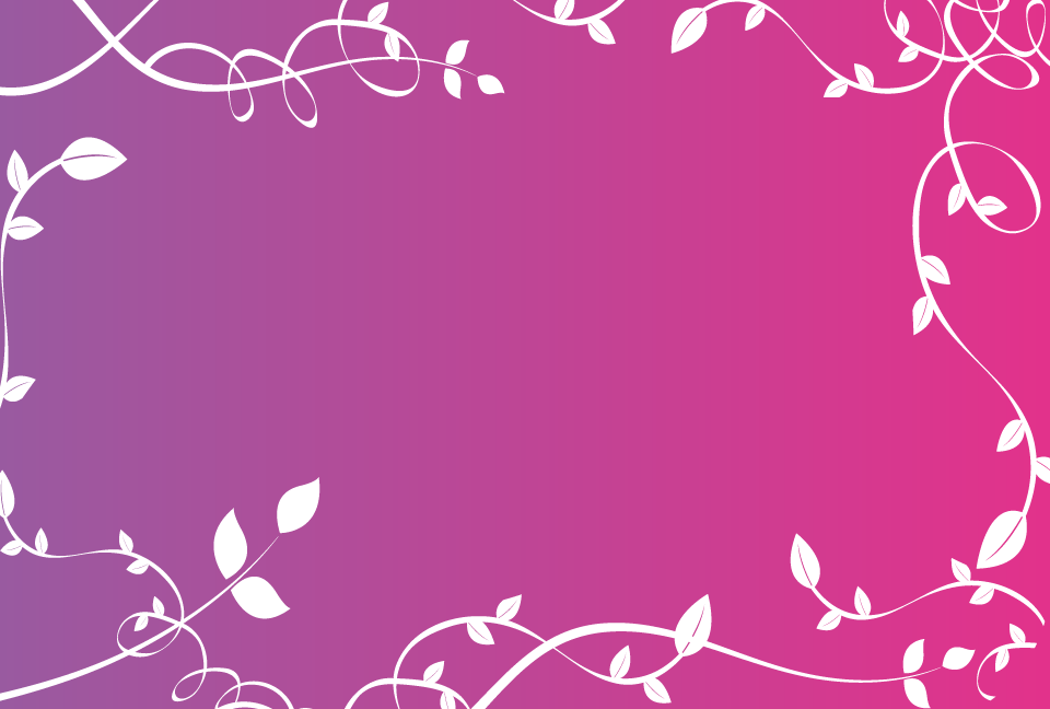 花のシルエットのフレームのピンク紫グラデーションの背景素材 Ai Epsのイラレ イラストレーターのベクター背景素材集が全て無料で商用ok