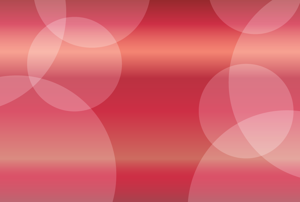 透過する円が背景の赤色の背景素材