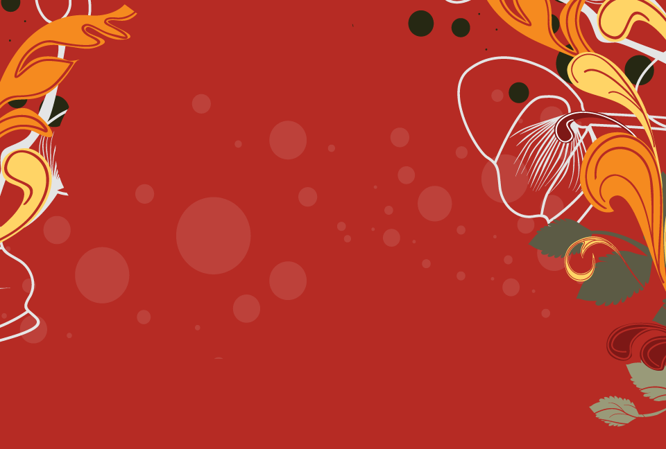 �t���ς̃V���G�b�g�̐ԐF�̔w�i�f��