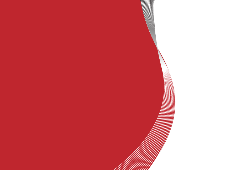 曲線で分割した白色と赤色の背景素材