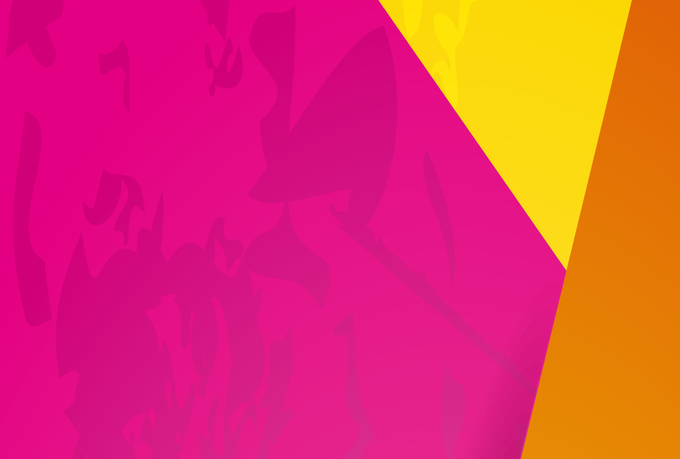 ���F�ƃI�����W�F�ƃs���N�F�̔w�i�f��