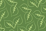 葉っぱのシルエットを散らした濁った緑色の背景素材