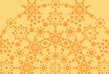 オレンジの地紋の背景素材