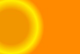 ぼかしの黄色の円のオレンジの背景素材