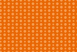 大小のドット模様のオレンジ色の背景素材