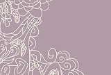 線画の花の藤紫色の背景素材