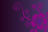 濃紫色の花のなすび色の背景素材