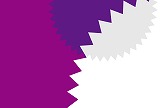 ギザギザマークの吹き出しの紫色の背景素材
