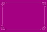 シンプルなフレーム枠の紫色の背景素材