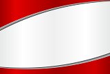 大きな楕円の横型空白の赤色の背景素材