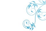 青色の枝のシルエットの白色の背景素材