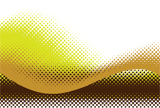 黄色と茶色の水玉の背景素材