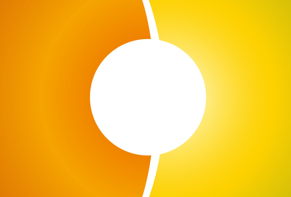 ���F�ƃI�����W�̃h�[�i�c�̂悤�Ȕw�i�f��