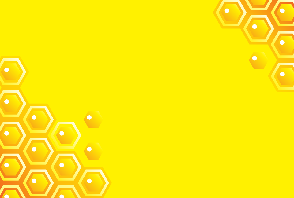 蜂の巣のような六角形の黄色の背景素材 Ai Epsのイラレ イラストレーターのベクター背景素材集が全て無料で商用ok