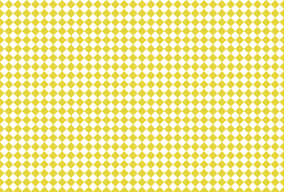 黄色のひし形を散りばめた黄色の背景素材
